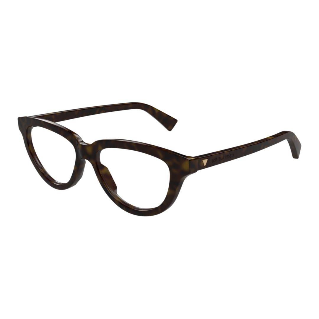 bottega veneta eyewear bv1366o-002havana-havana-transparent