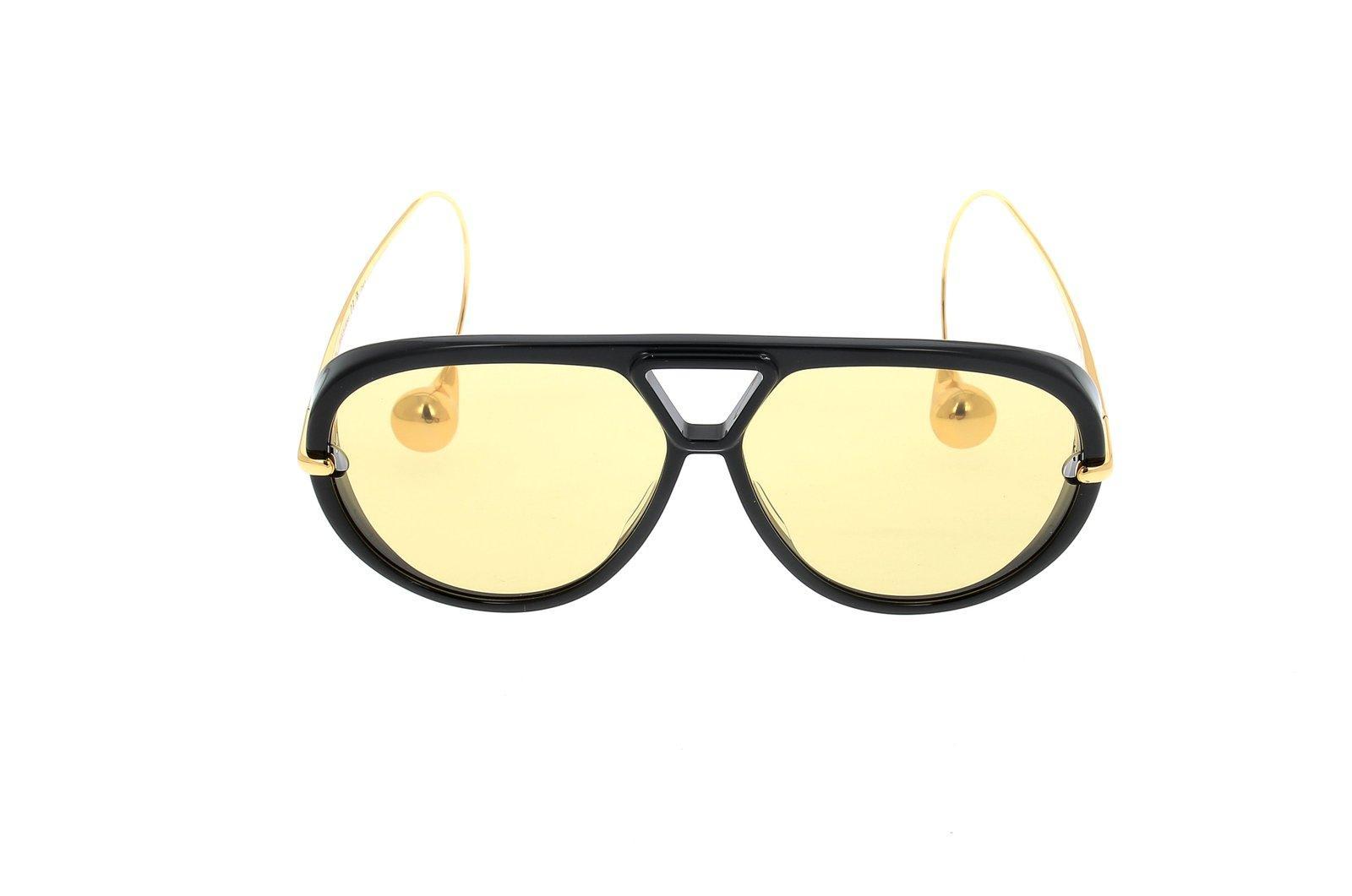 bottega veneta eyewear pilot frame sunglasses