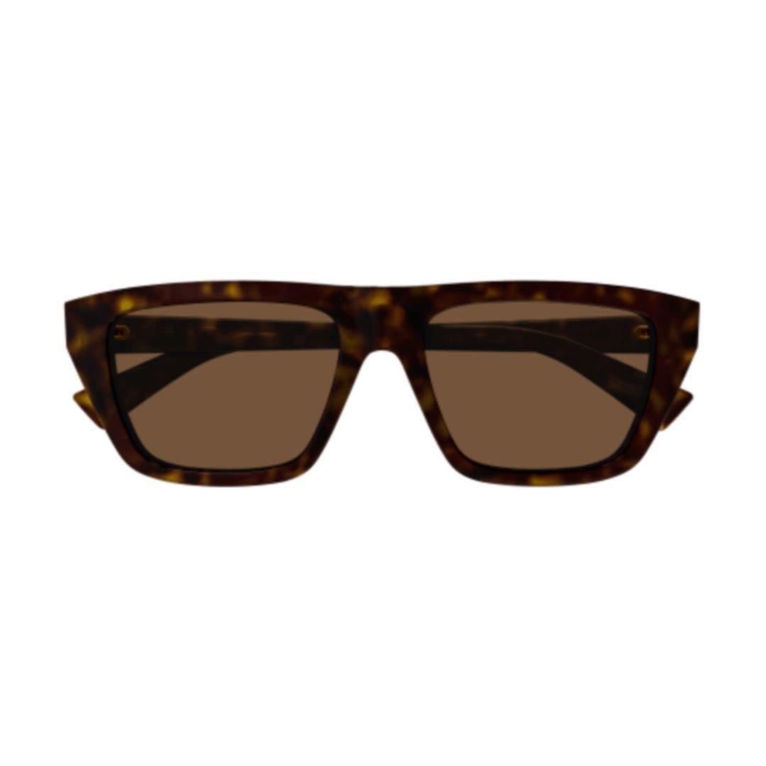 bottega veneta eyewear rectangle frame sunglasses