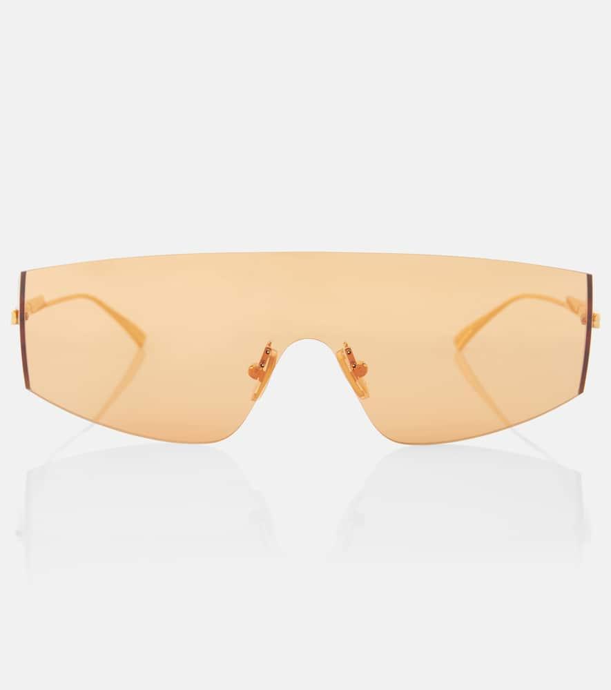 bottega veneta futuristic shield sunglasses
