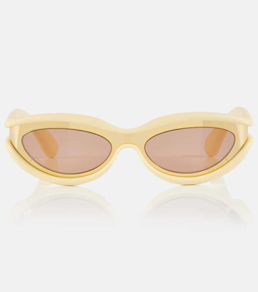 bottega veneta hem oval sunglasses