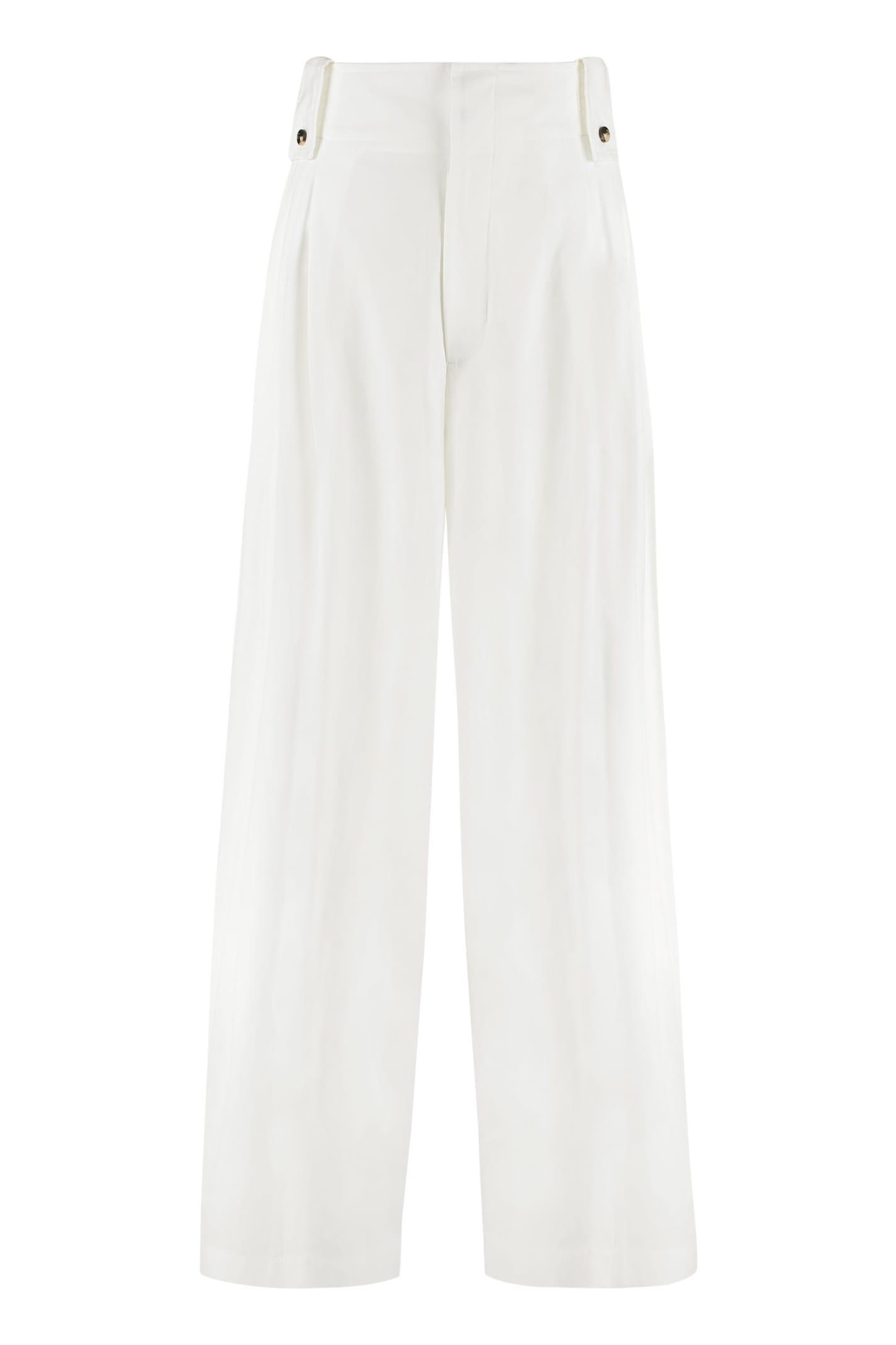 bottega veneta high-waist tapered-fit trousers
