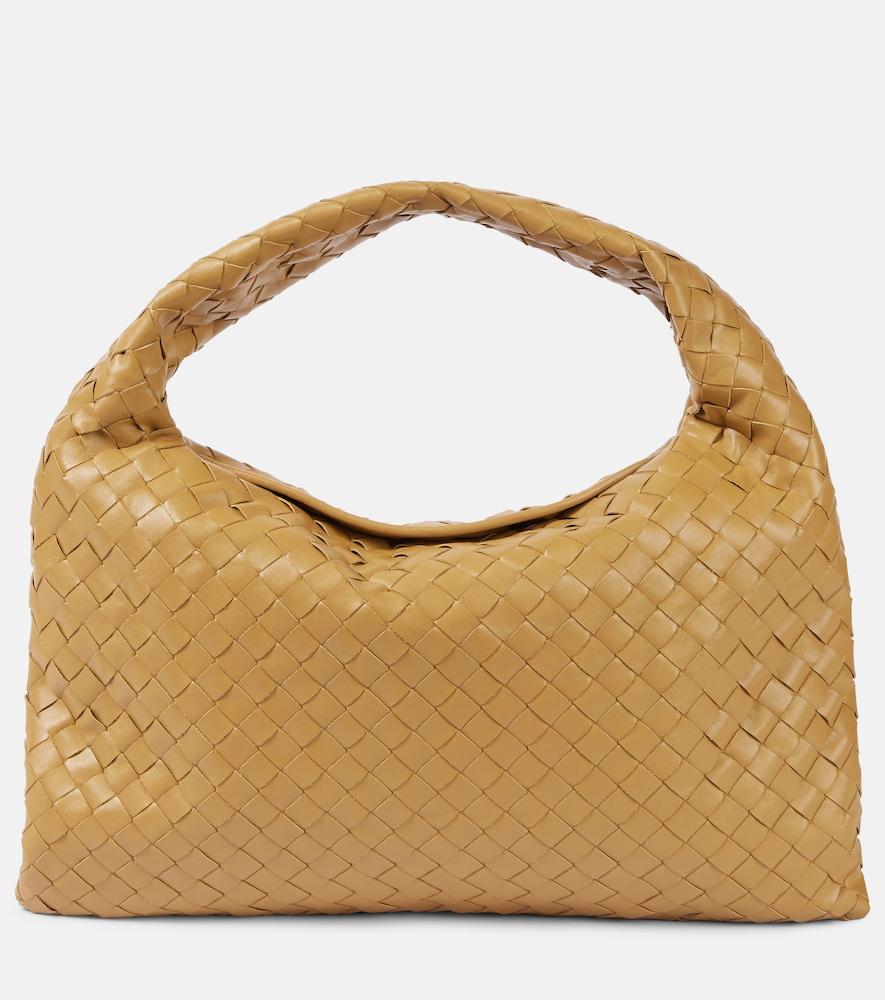 bottega veneta hop intrecciato leather tote bag