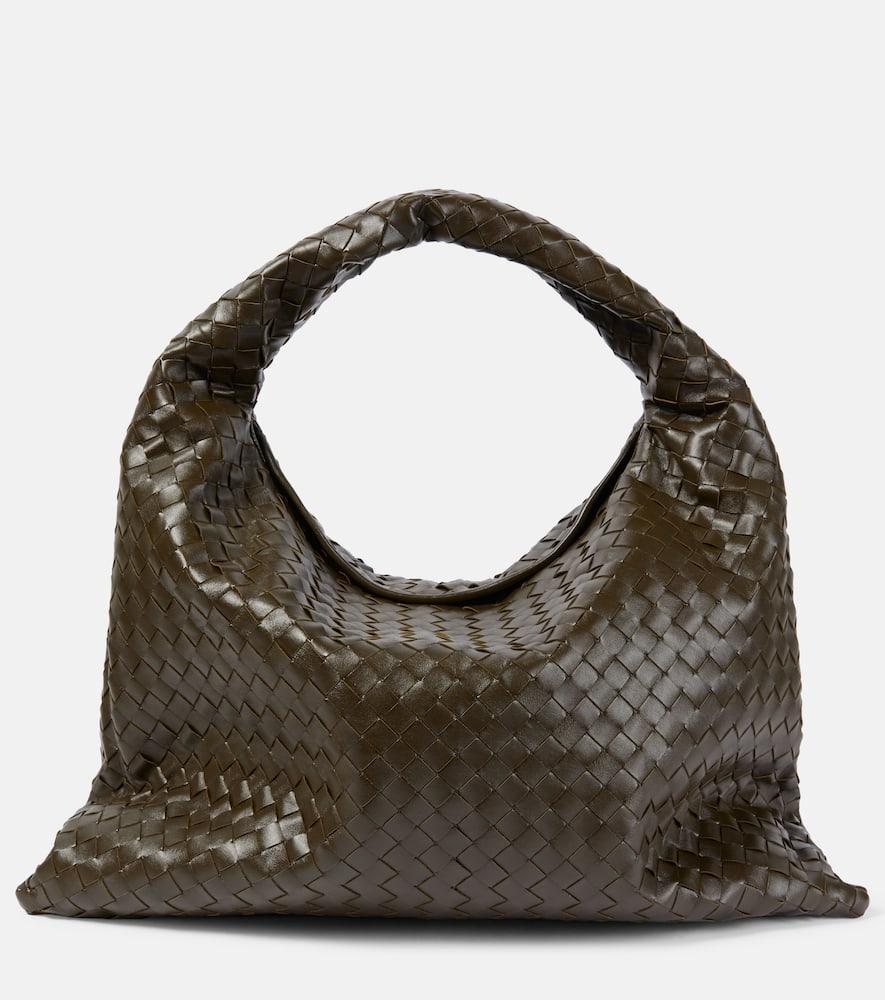 bottega veneta hop large leather tote bag