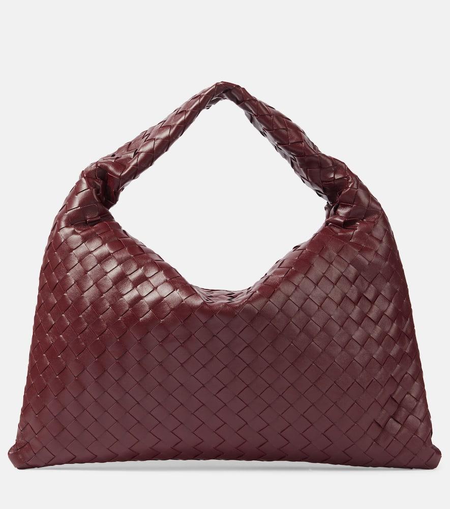 bottega veneta hop small leather shoulder bag