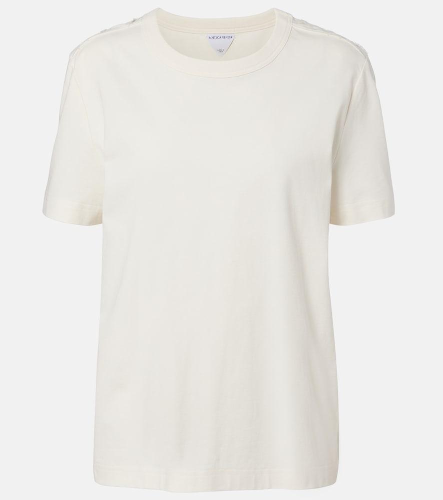 bottega veneta intrecciato cotton jersey t