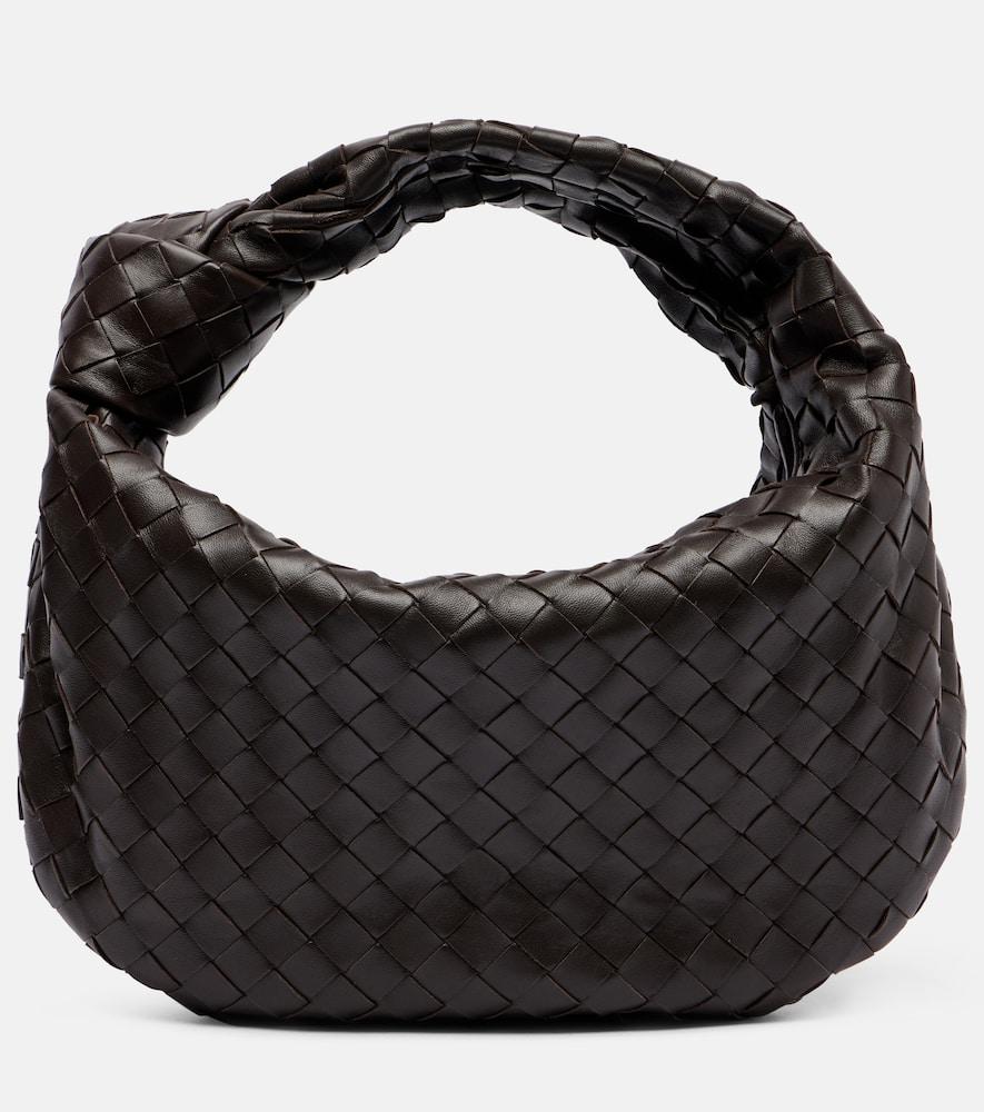 bottega veneta jodie small intrecciato leather shoulder bag