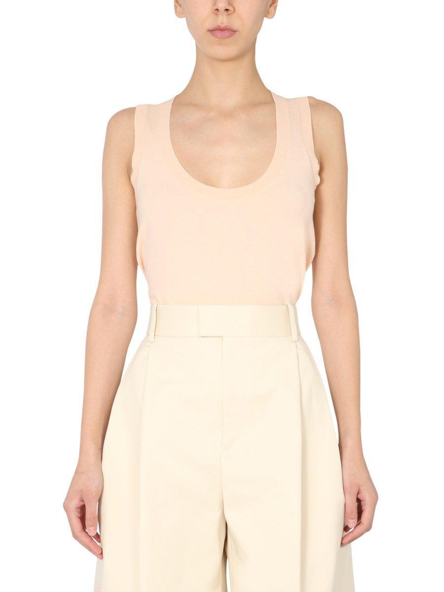 bottega veneta knitted tank top