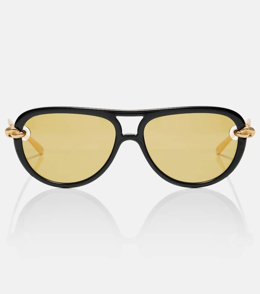bottega veneta knot aviator sunglasses