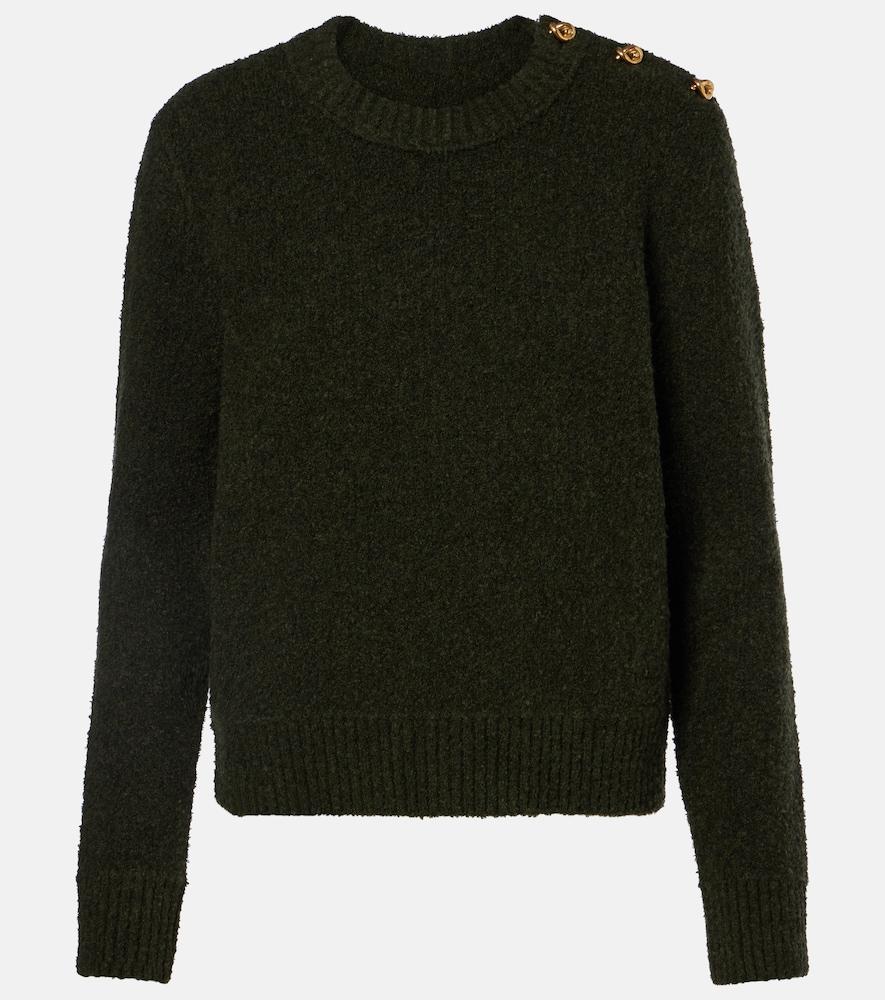 bottega veneta knot bouclé sweater