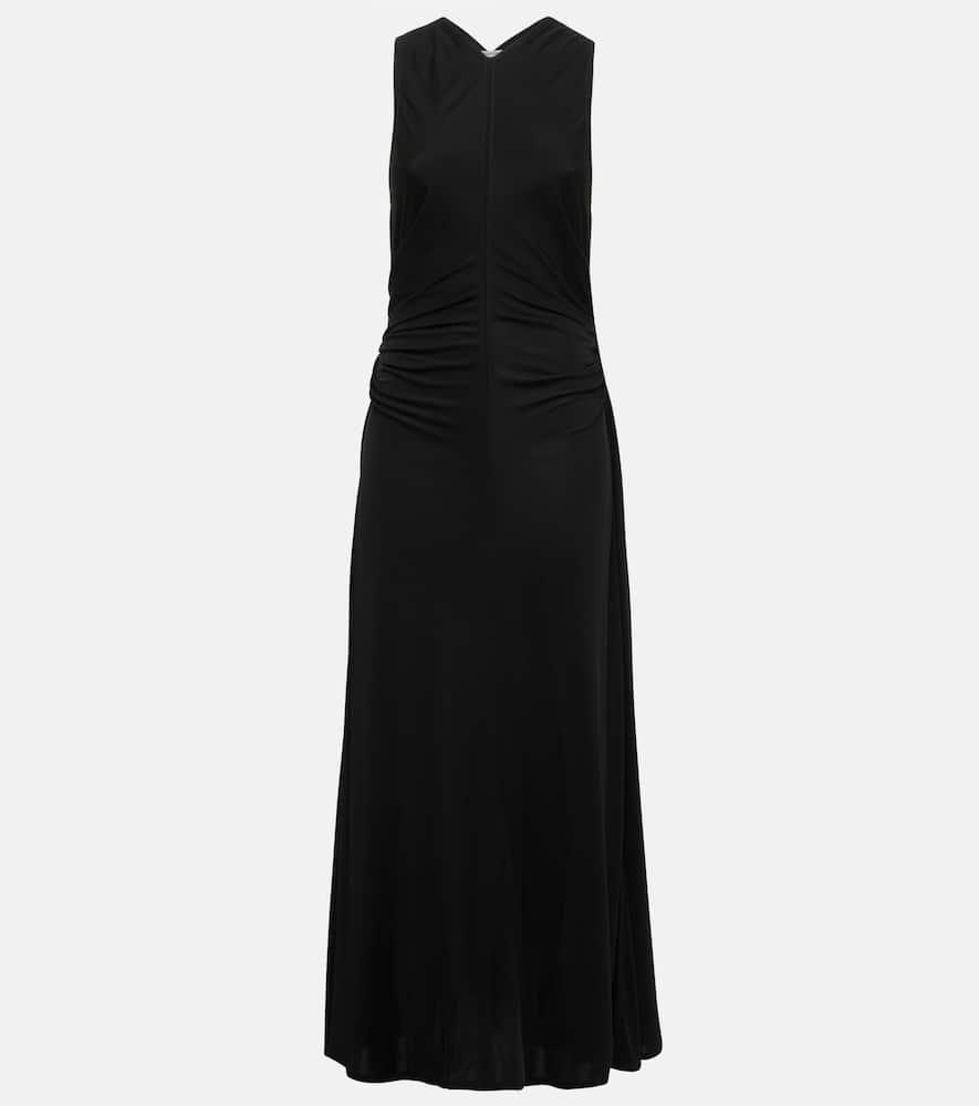 bottega veneta knot jersey maxi dress