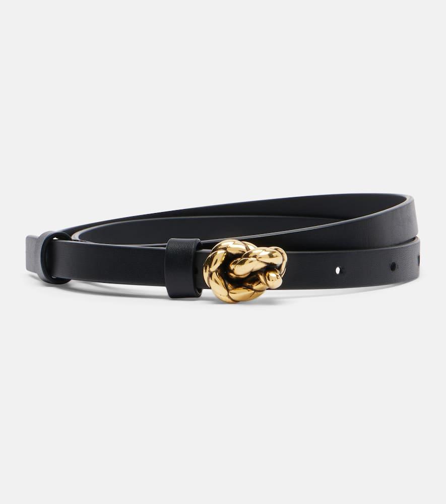 bottega veneta knot leather belt