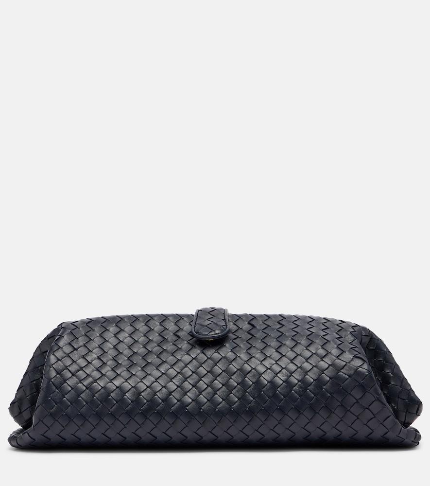 bottega veneta lauren 1979 intrecciato leather clutch