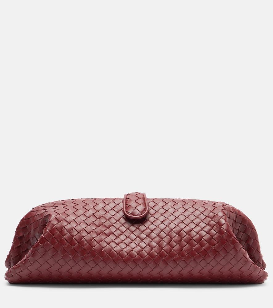 bottega veneta lauren 1979 intrecciato leather clutch