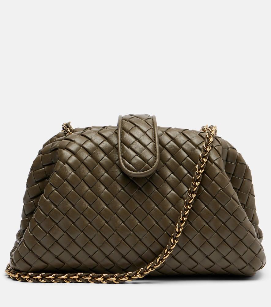 bottega veneta lauren 1980 small leather clutch