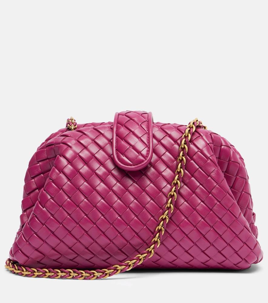bottega veneta lauren 1980 small leather clutch