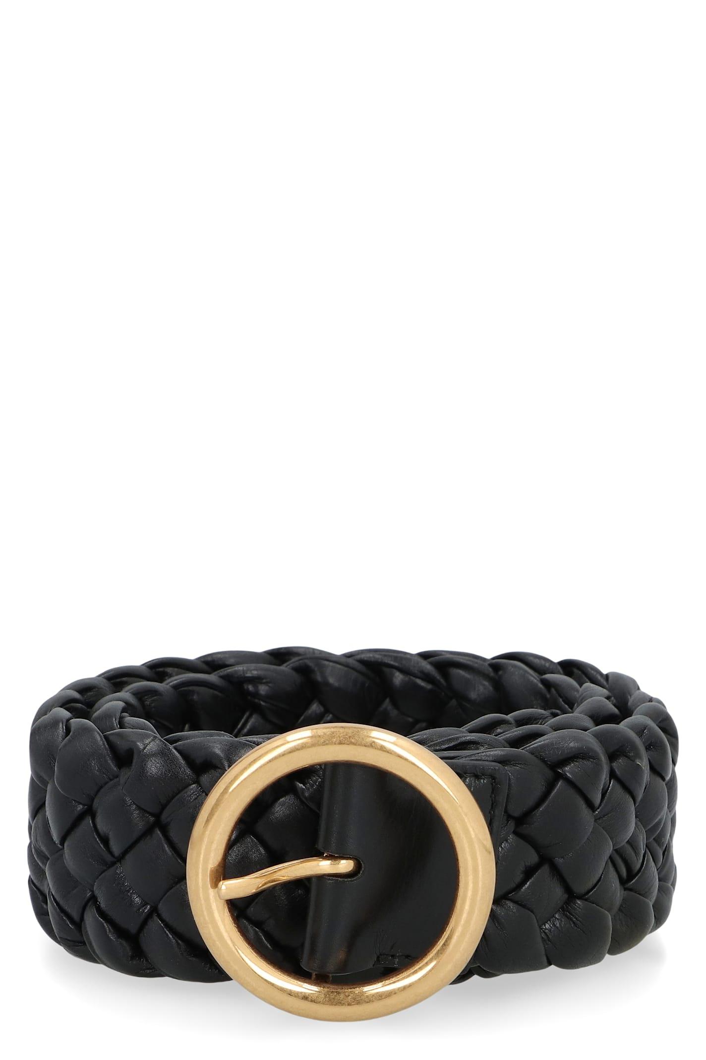 bottega veneta leather belt