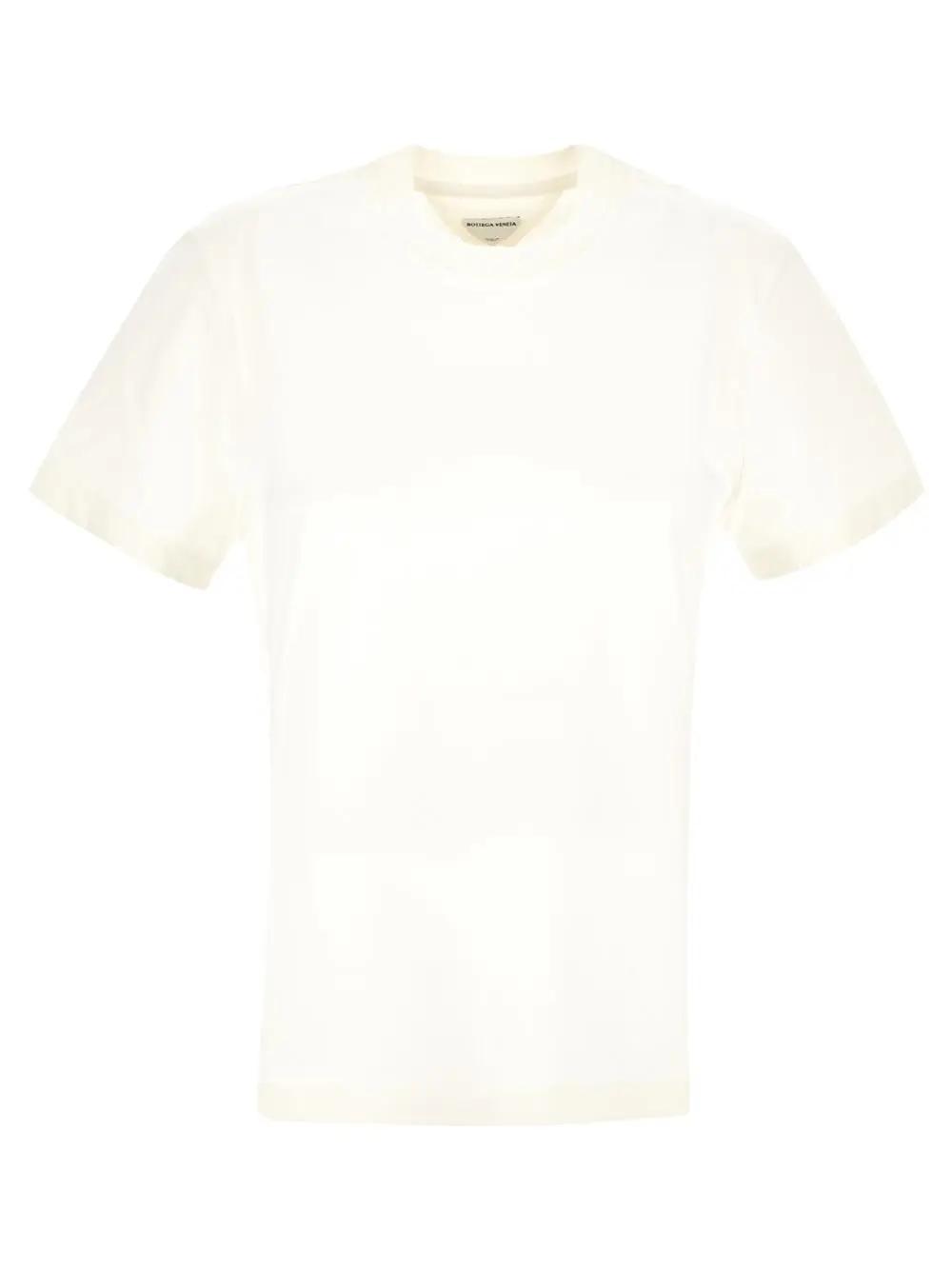 bottega veneta light cotton t-shirt