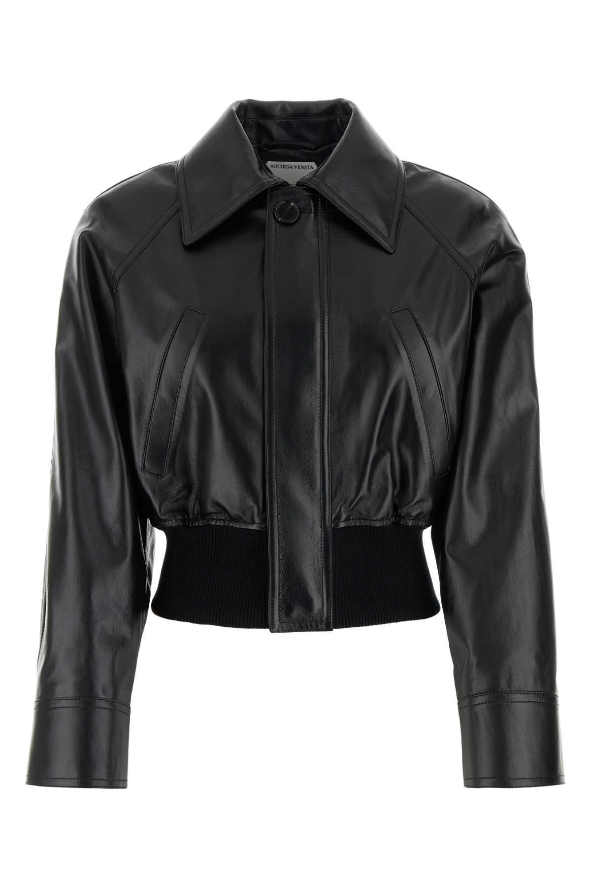 bottega veneta light leather jacket