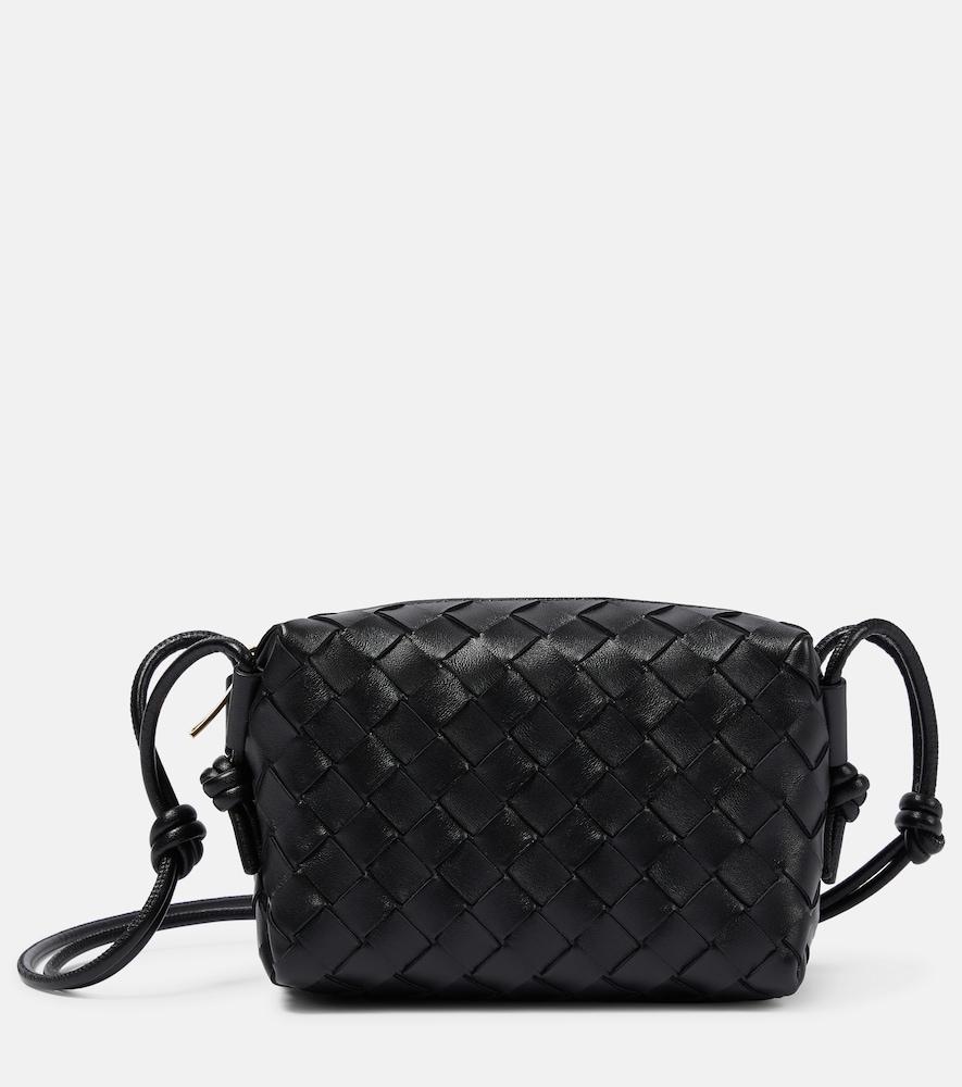bottega veneta loop mini leather camera bag