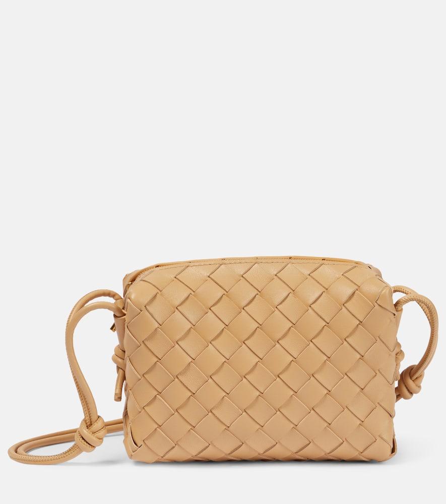 bottega veneta loop mini leather camera bag