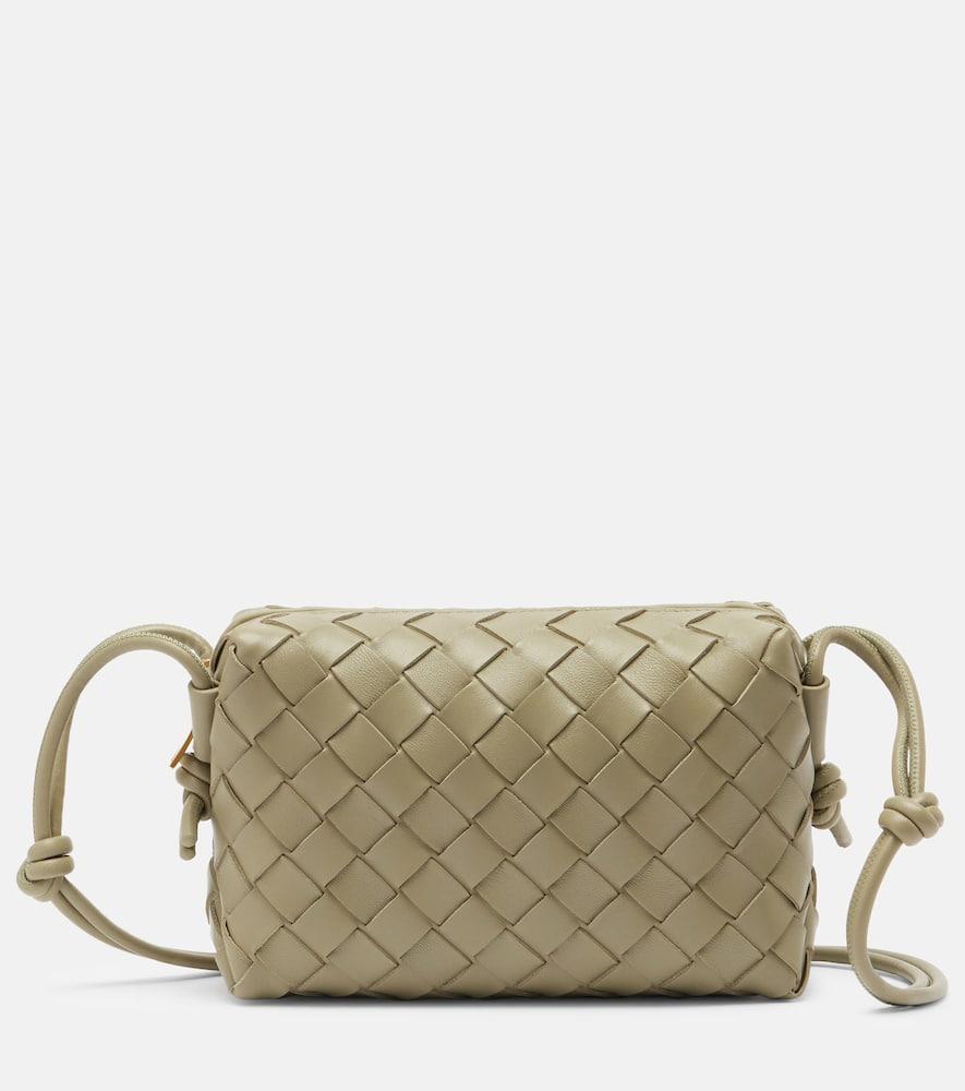 bottega veneta loop mini leather camera bag