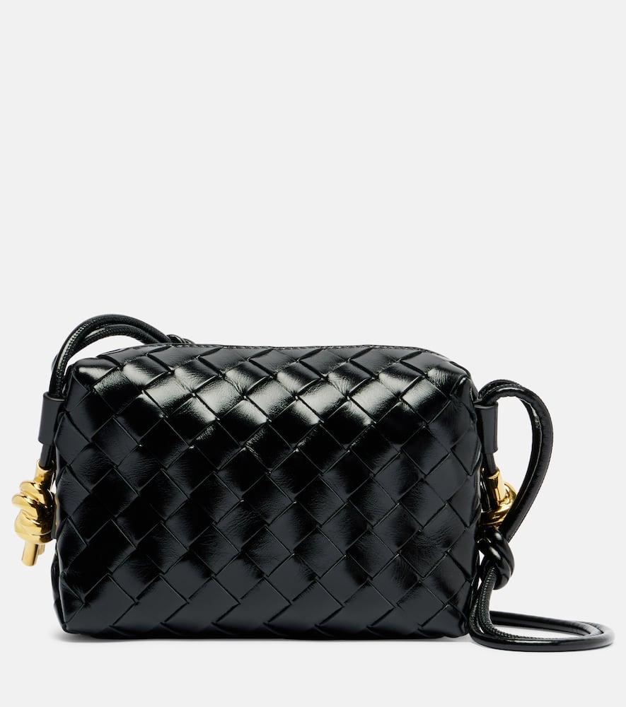 bottega veneta loop mini leather crossbody bag