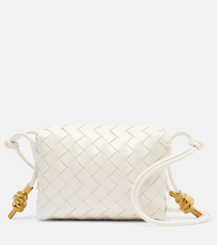 bottega veneta loop mini leather crossbody bag