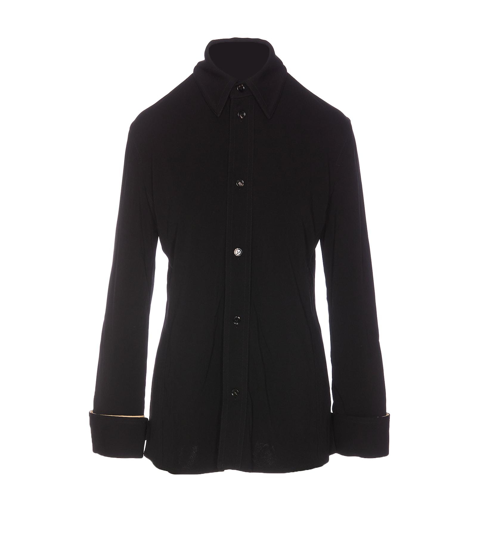 bottega veneta matt fluid viscose jersey shirt