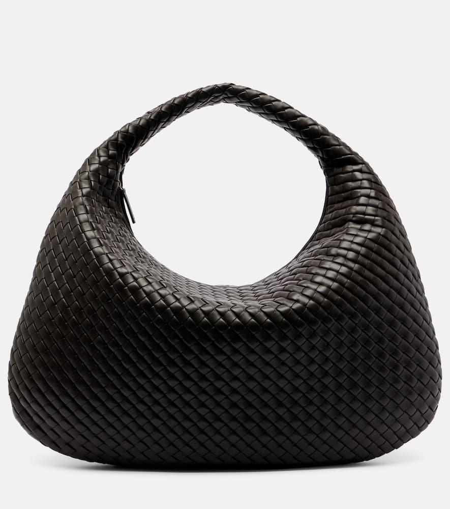 bottega veneta maxi veneta large leather shoulder bag