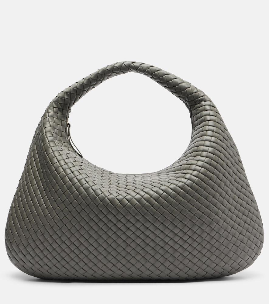 bottega veneta maxi veneta leather shoulder bag