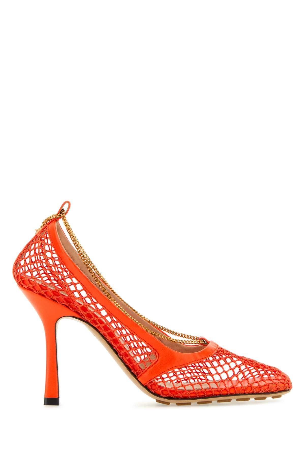 bottega veneta mesh stretch pumps