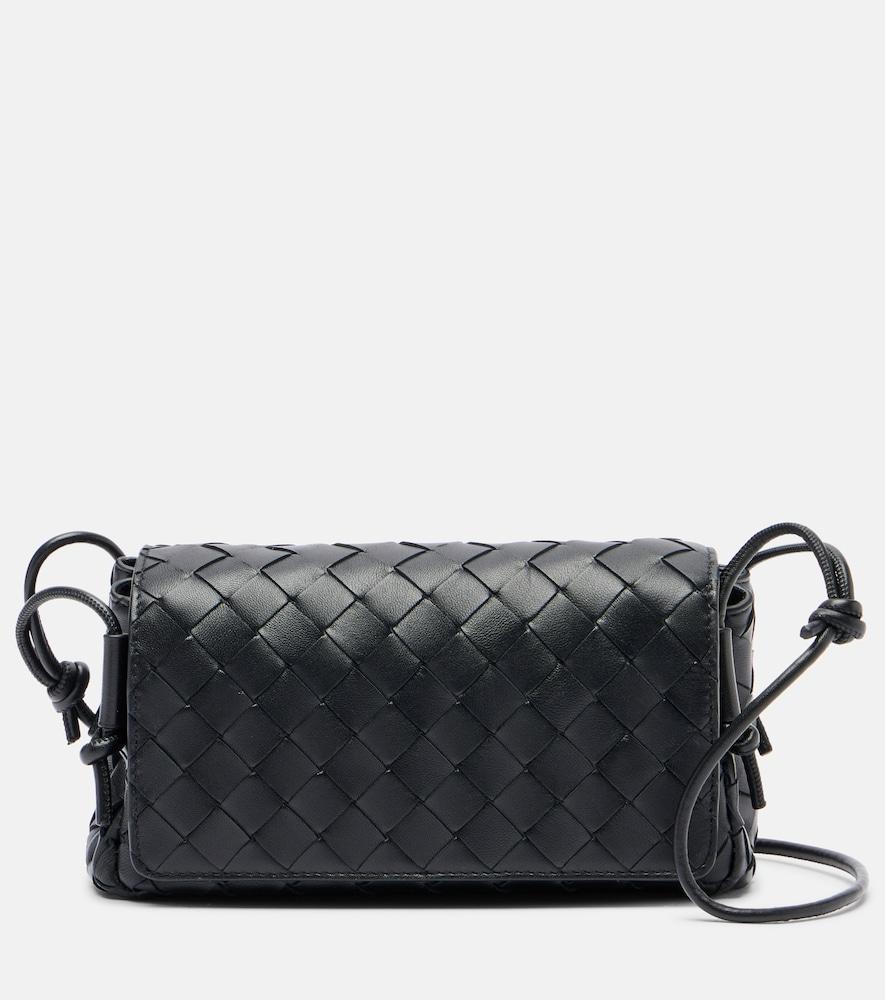 bottega veneta notturno leather crossbody bag