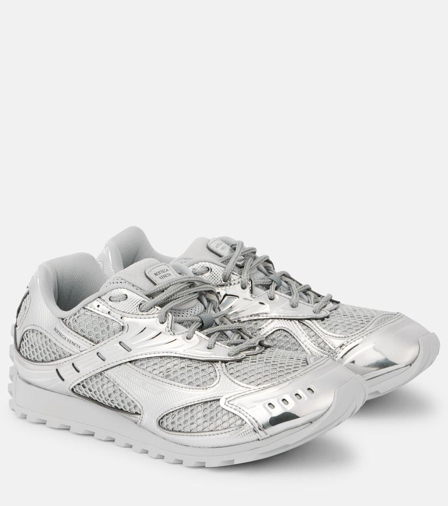 bottega veneta orbit metallic sneakers