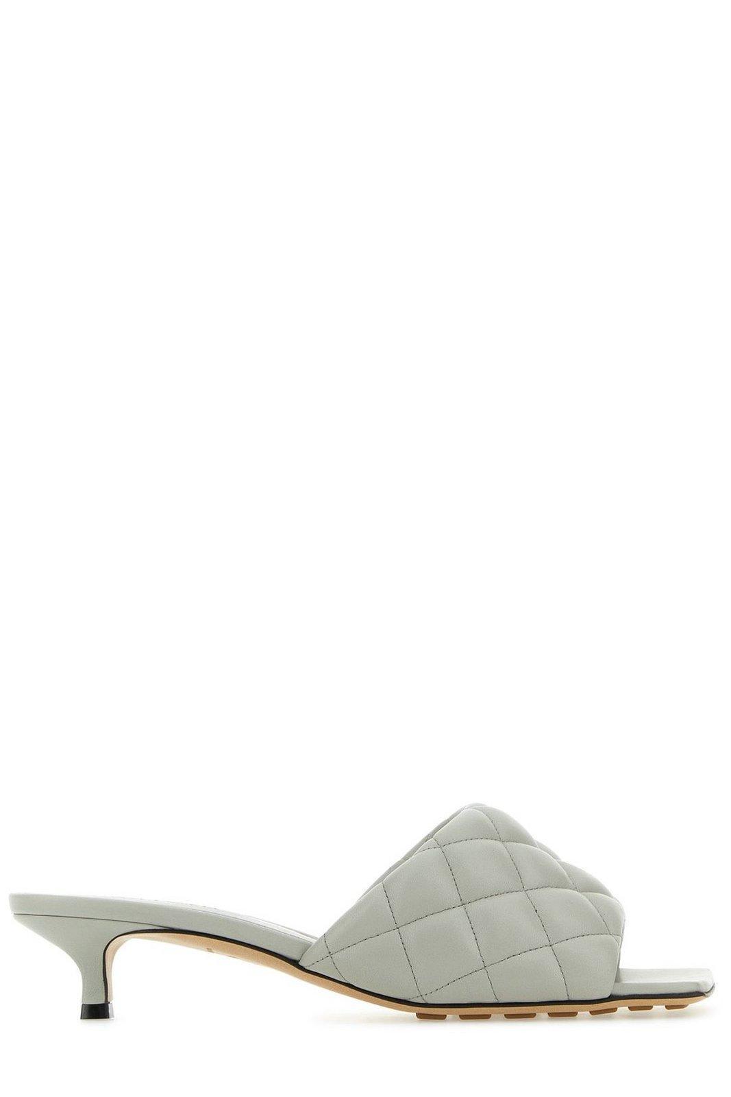 bottega veneta padded heeled sandals