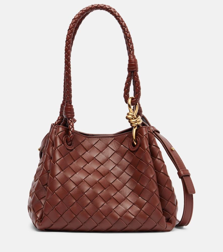 bottega veneta parachute small intrecciato leather tote bag