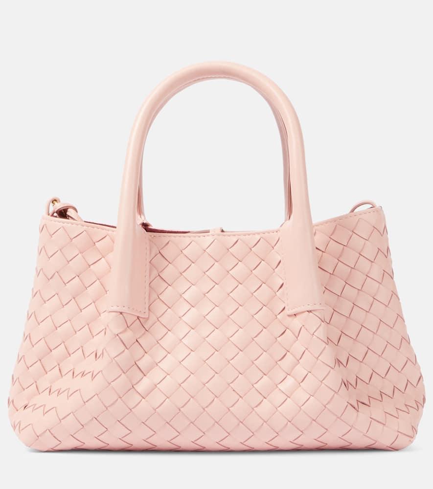 bottega veneta pinacoteca small leather tote bag