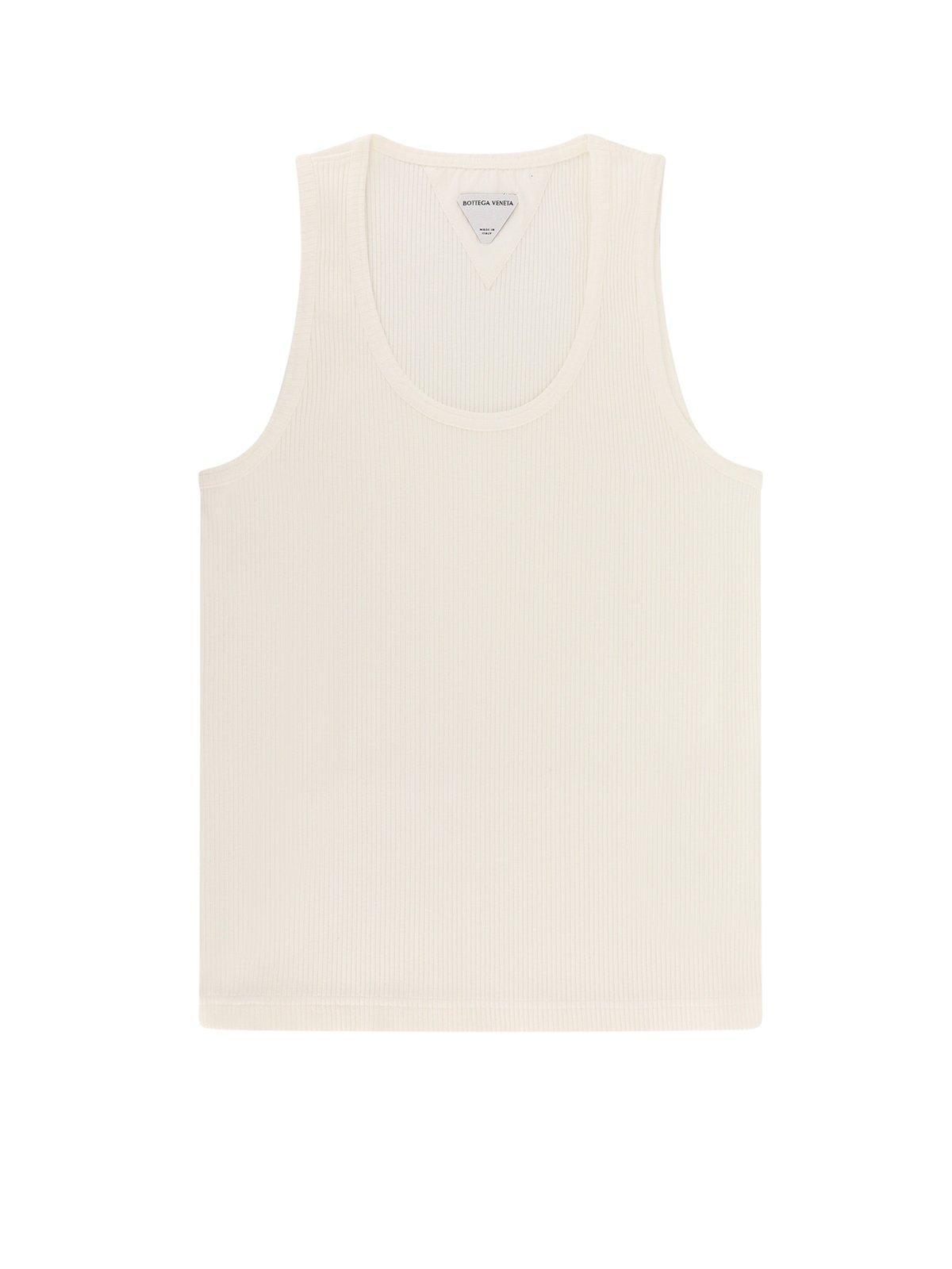 bottega veneta ribbed compact tank top