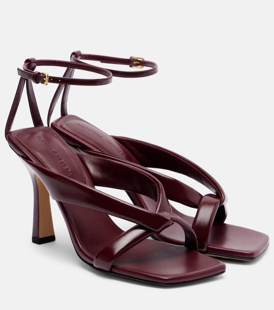 bottega veneta riva 90 leather sandals