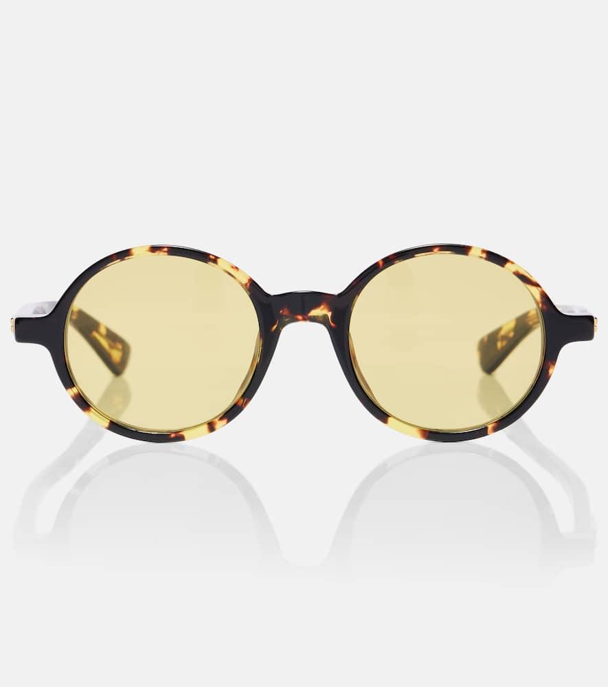bottega veneta round sunglasses