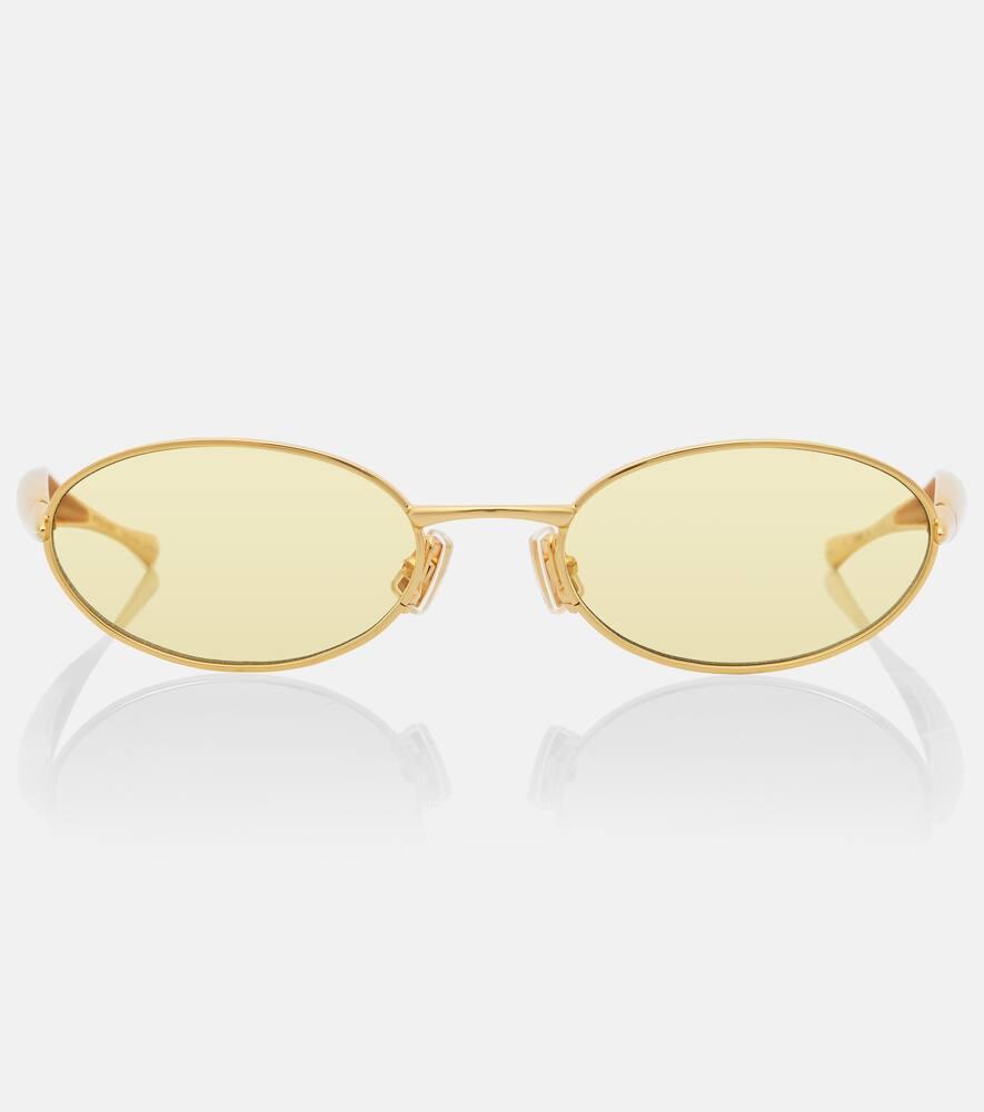 bottega veneta sardine oval sunglasses