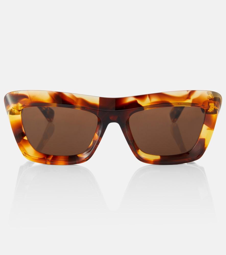 bottega veneta scoop rectangular sunglasses