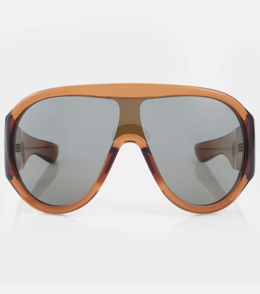 bottega veneta scudo shield sunglasses