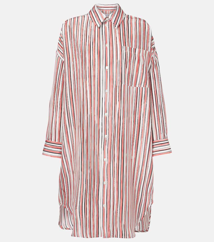 bottega veneta silk midi dress