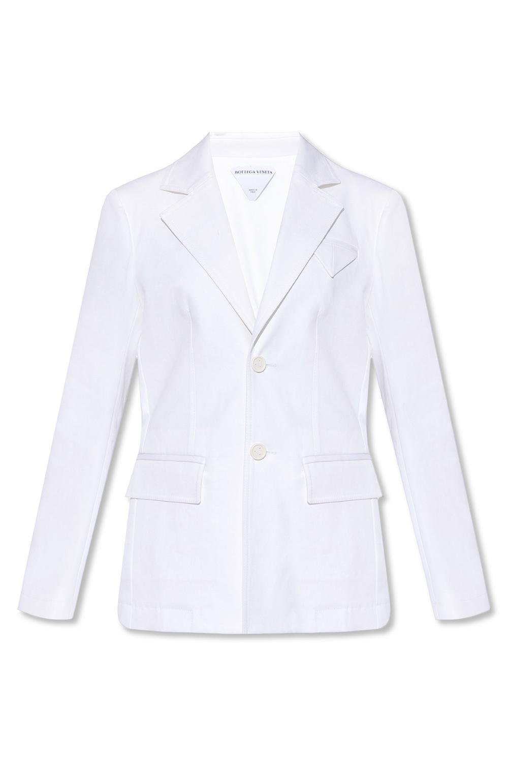 bottega veneta single-breasted blazer