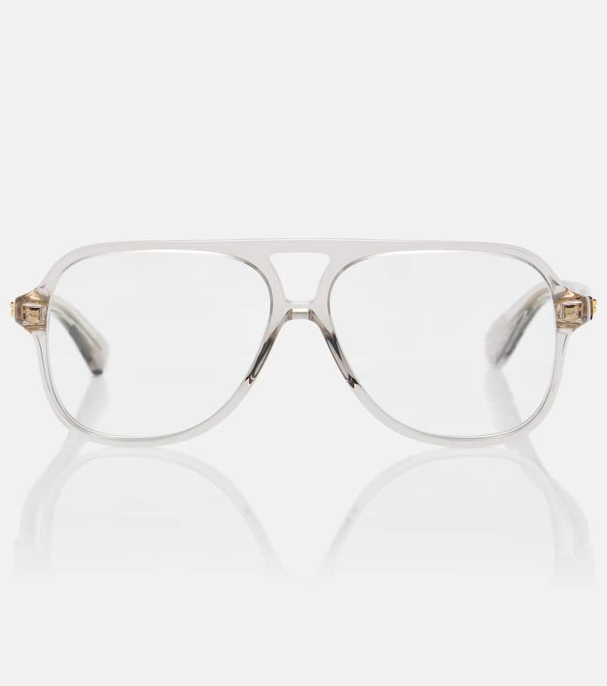 bottega veneta slim ribbon aviator glasses