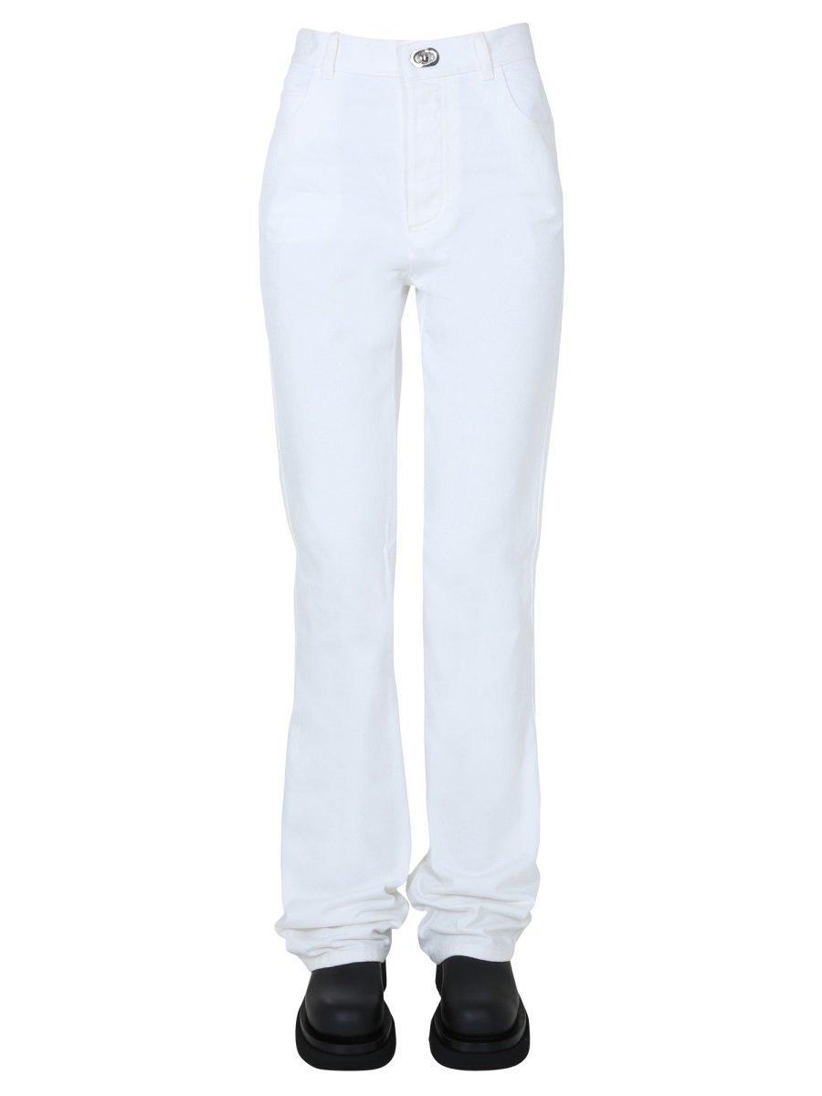 bottega veneta straight leg jeans