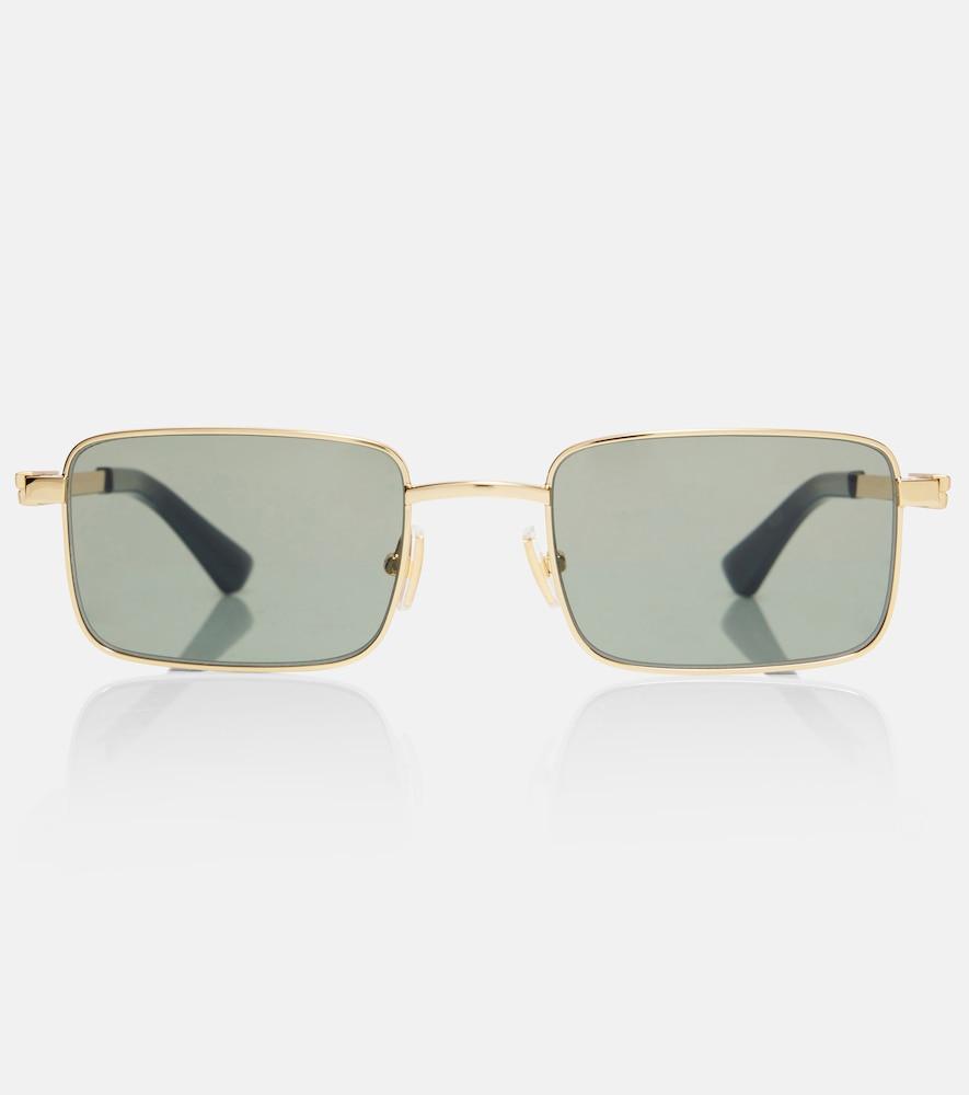 bottega veneta stretch rectangular sunglasses