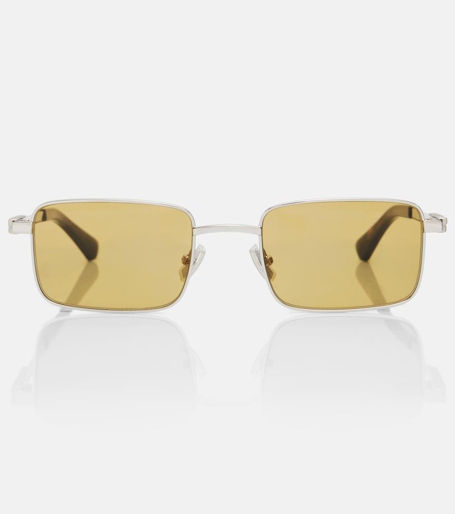 bottega veneta stretch rectangular sunglasses