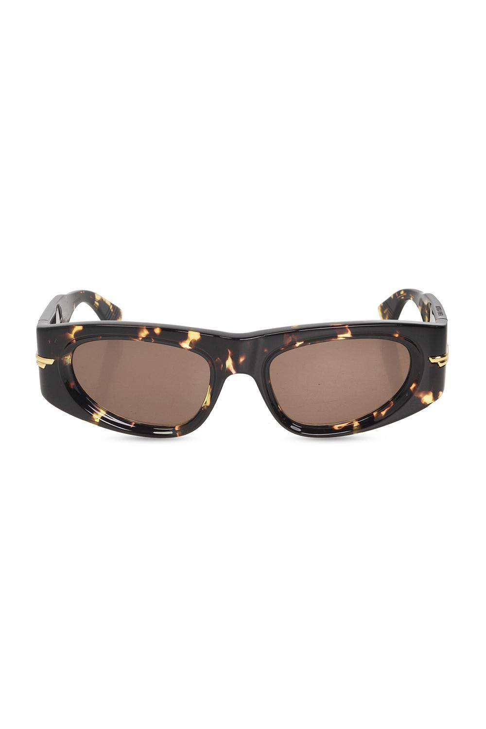 bottega veneta sunglasses with appliqué